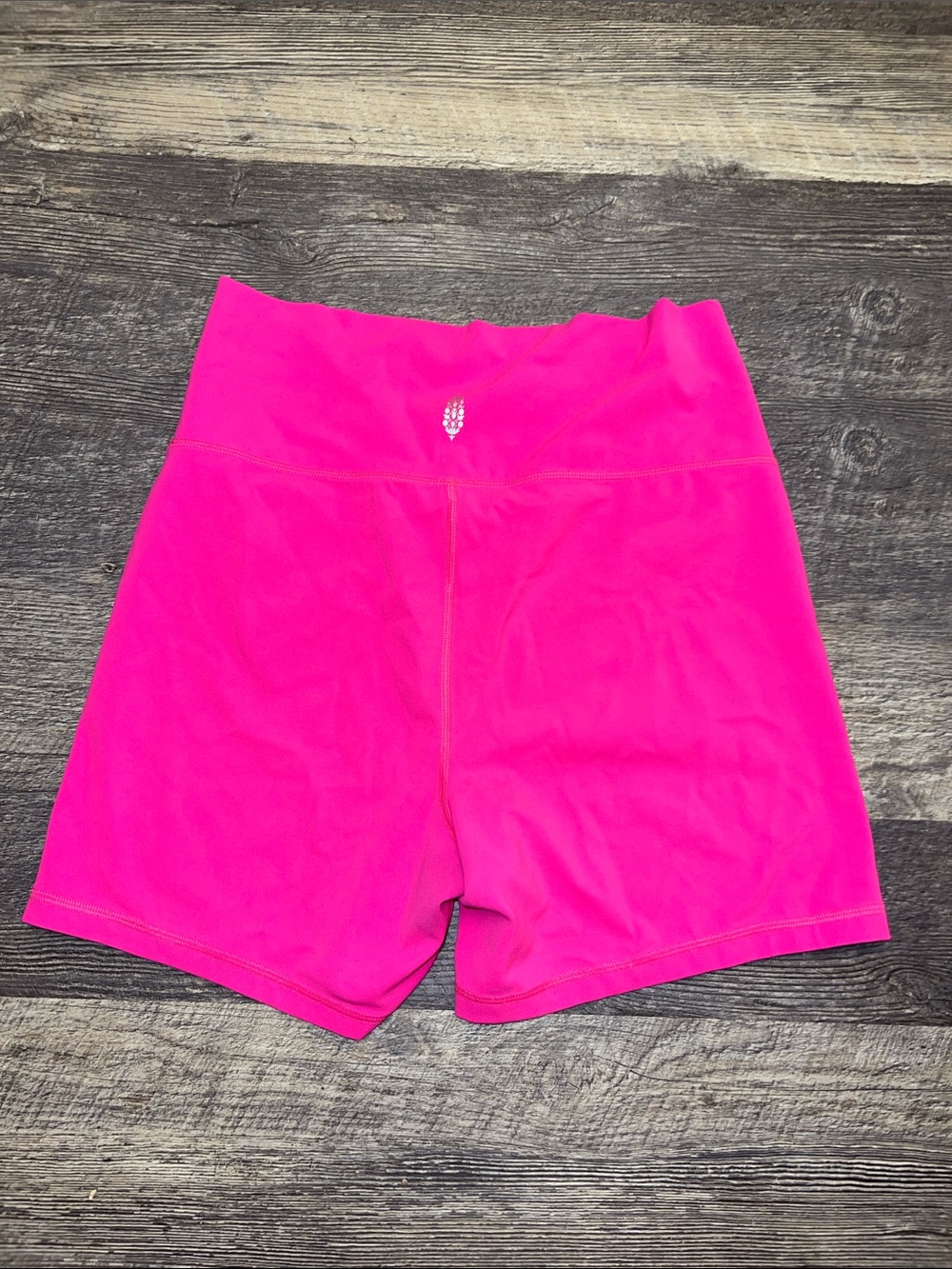FP Movement by Free People Hot Pink High-Rise Bike Shorts